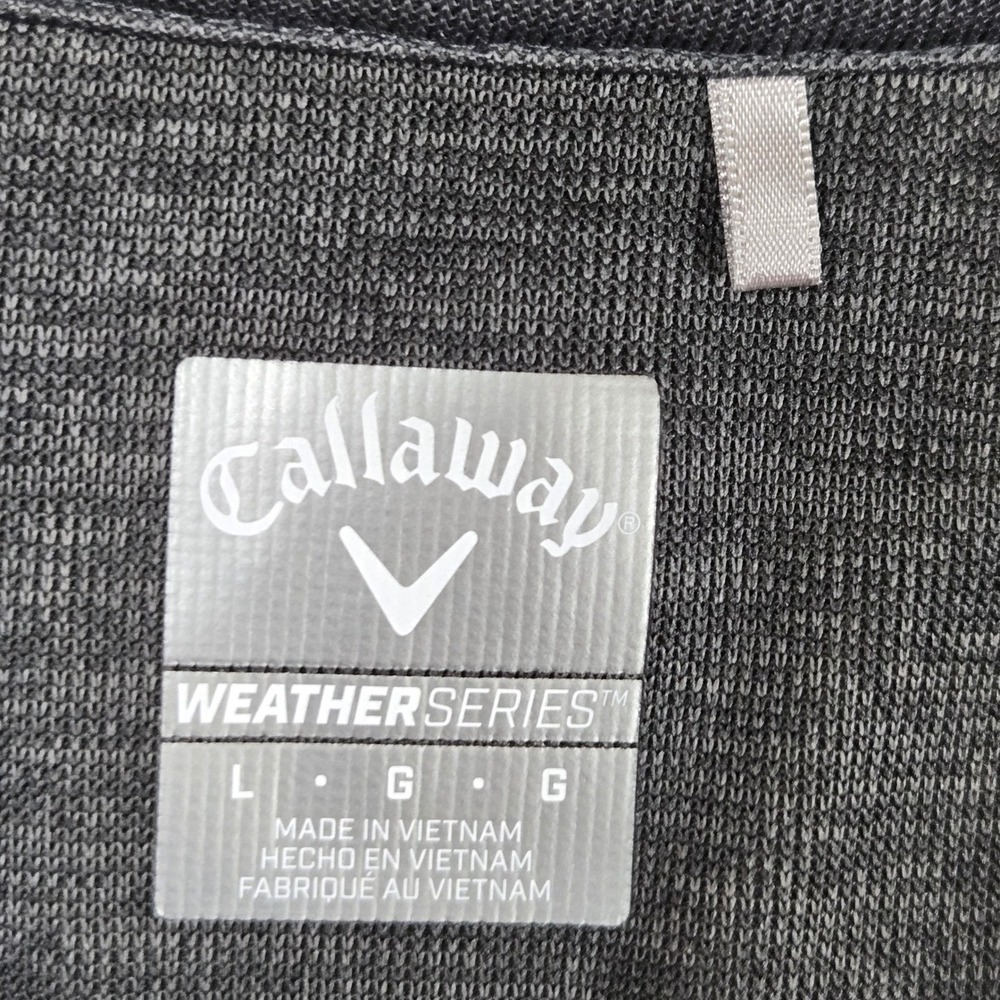 Callaway Dual Action Aquapel Block Swing Tech 1/4 Zip Pullover Size Large - Picture 7 of 12